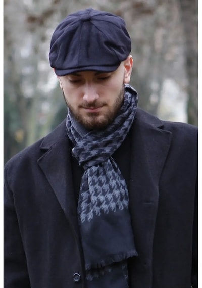 Bay Şapkacı Kışlık Erkek Peaky Blinders Ingiliz Driver Kasket Lacivert 7404-Standart-Lacivert