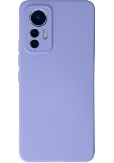 Xiaomi Mi 12 Lite Uyumlu Kılıf Nano İçi Kadife Silikon - Lila