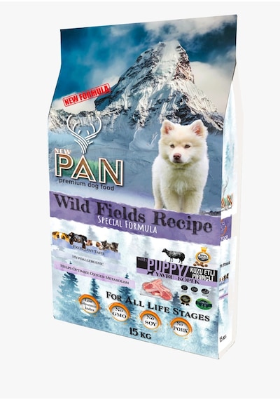 Pan Food Kuzu Etli Pirinçli Yavru Köpek Maması 15 KG