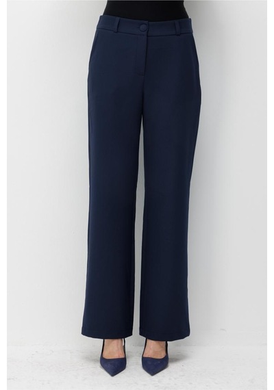 Mizalle Basic Double Klasik Lacivert Pantolon