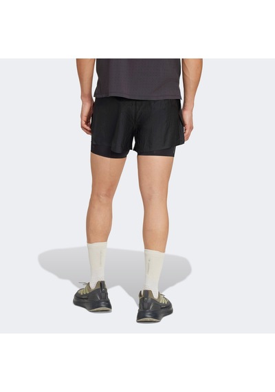 Adidas Adi365 H.koumori 2in1 Erkek Siyah Koşu Şortu Jm1211