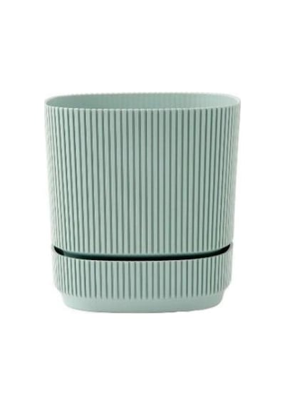 Omnipazar Krs-242 Pera Kare Dekoratif Kaktus Sukulent Saksı 1,20 Litre No 2 Yeşil