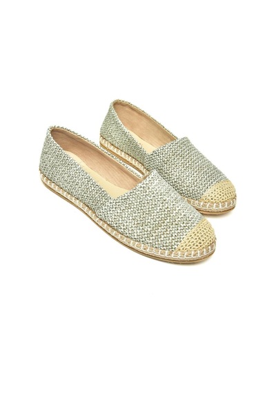 Fox Shoes D280250017 Gri Hasır Günlük Kadın Ayakkabı Gri-hasır Gri
