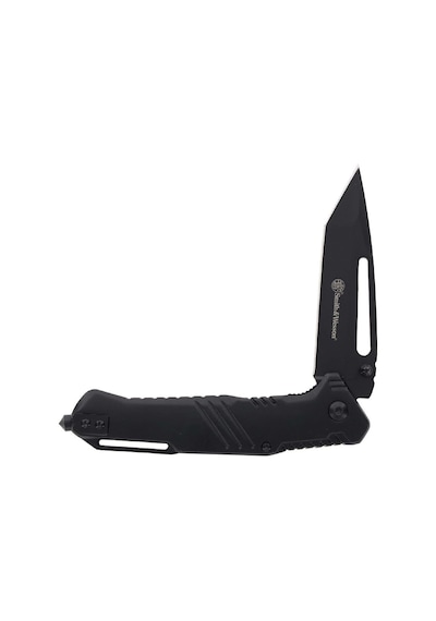 Smith Wesson Extreme Ops Tanto Black Linerlock Glass Breaker Taktik Kamp Çakı 1205907 Siyah