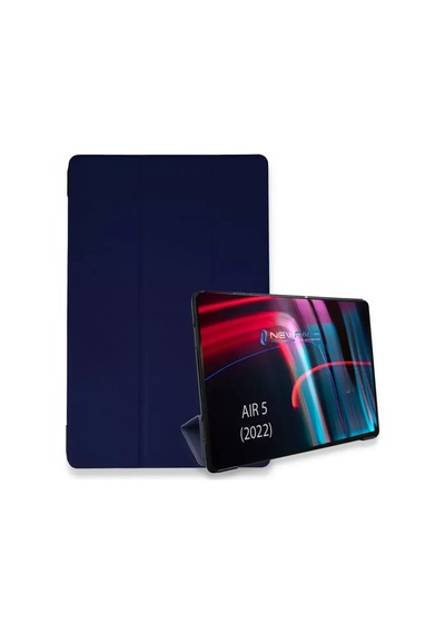 Apple İpad Uyumlu Air 5 2022 Kılıf Tablet Smart Kılıf - Lacivert Arka Kapak