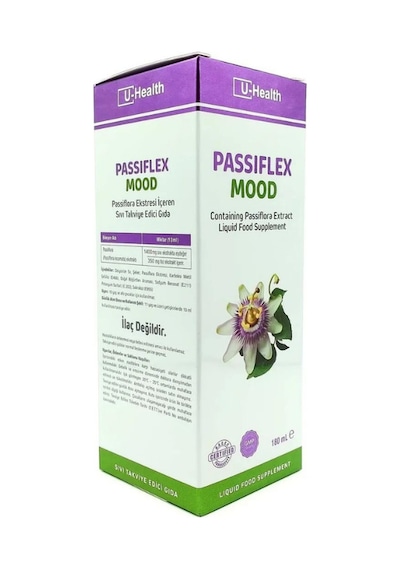 U-Health Passiflex Mood Passiflora Eki Şurup 150 ML