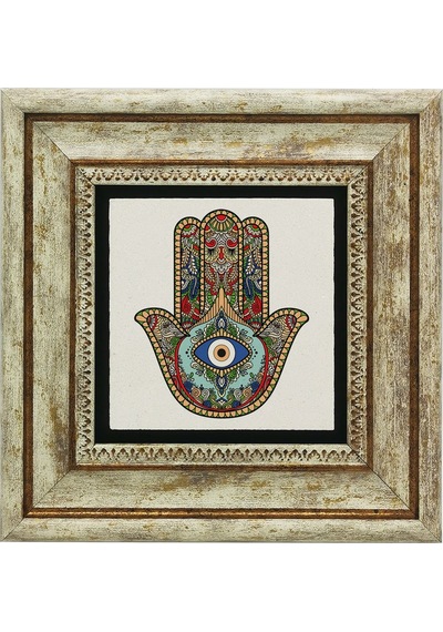 Fatıma Nın Eli Baskılı Taş Tablo 25x25