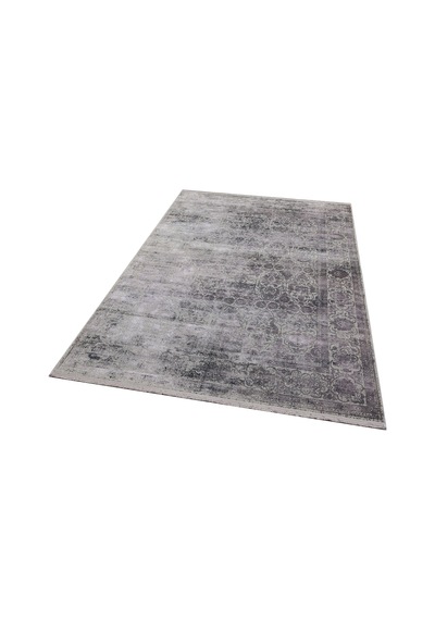 Dark Grey Overdyed Yumuşak İpeksi Tuşeli Halı