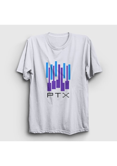 Presmono Unisex Ptx Pentatonix T-shirt Beyaz