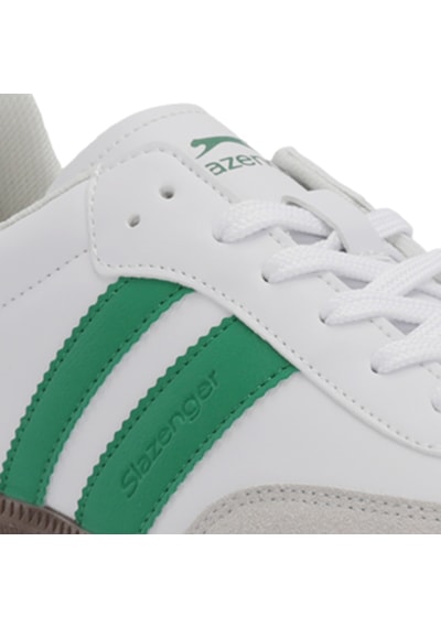 Slazenger ITALY I Kadın  Beyaz / Yeşil Günlük Spor Ayakkabısı
