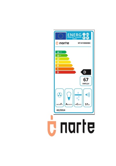 Narte NT-H10060BX Piramit Tipi Davlumbaz