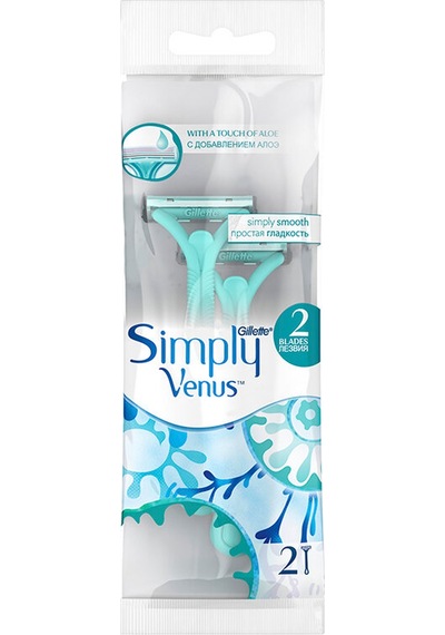 Gillette Venüs Simply2 Kullan At Tıraş Bıçağı 2'li