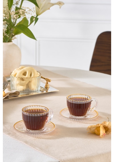 Karaca Duru 2 Kişilik Kahve Fincanı 110 Ml Beyaz