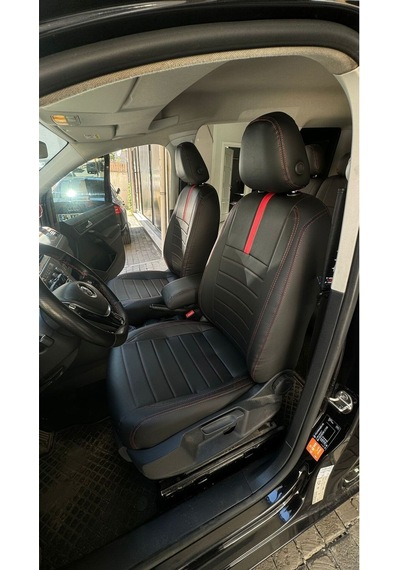 Volkswagen Caddy 2015 2020 Arası Arka Sırt Arka Oturma 2 1 Uyumlu Oto Koltuk Kılıfı