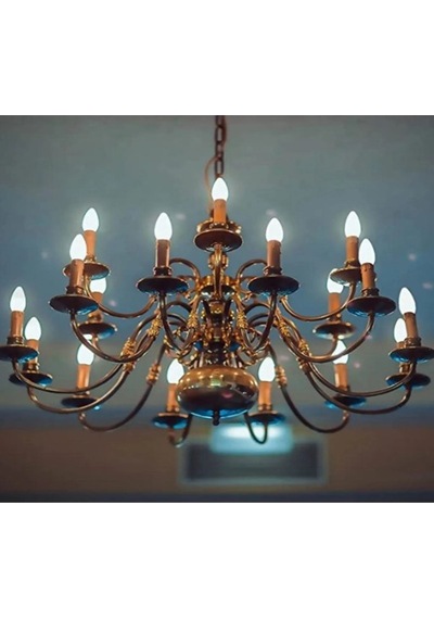 Şanled 7w Tasarruflu E14 Buji Beyaz Renk Led Ampul 10'lu