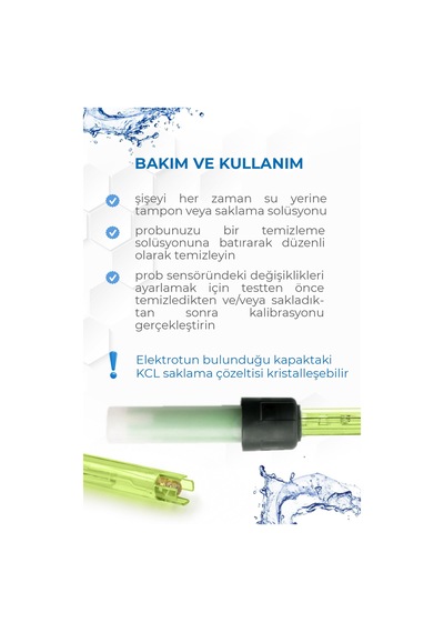 Milwaukee Se220 Çift Bağlantılı Ph Prob Bnc Ph Elektrodu