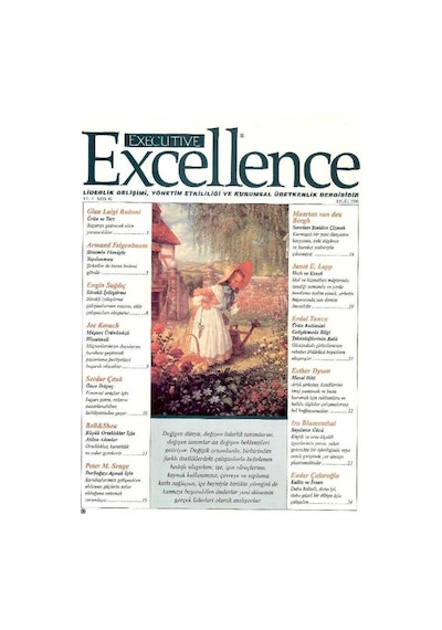 Executive Excellence - Liderlik Gelişimi Yönetim Etkililiği Ve Kurumsal Üretkenlik Dergisi Eylül 2000 Yıl 4: Sayı 42 Retro Eski Basım Koleksiyon