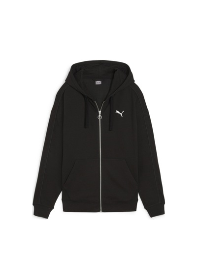 Puma Her Full-zip Hoodie Kadın Sweatshirt-siyah Siyah