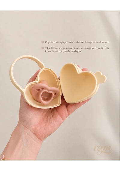 Tgm Baby Tutbi Box Kalpli Emzik Kutusu Krem