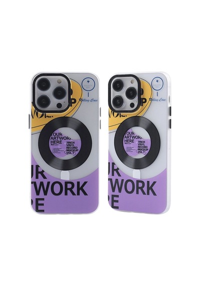 Apple Uyumlu   iPhone 14 Pro Kılıf Apollo Magneticsafe Desenli Kapak - Apollo Şeffaf - 6