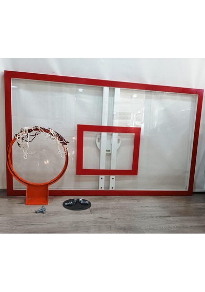Mia Basketbol Panya Seti 105 180 8 Mm Solid Polikarbon 45 Cm Sabit Çember