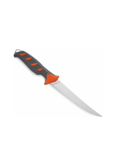 Buck 144 Hookset Fileto Kamp Bıçağı, Turuncu-gri, Blister Çok Renkli