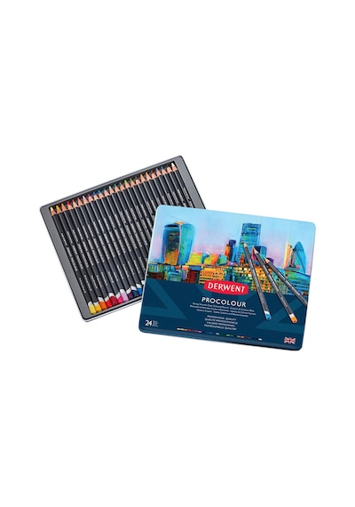 Derwent Procolour 24'lü Teneke Kutu Procolour 2302506