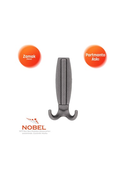 Best Lüks Portmanto Askı, Metal, Vestiyer Askı, 230 Gr, Dolap Askılık, Duvar Askılığı, Titanyum Vidalı