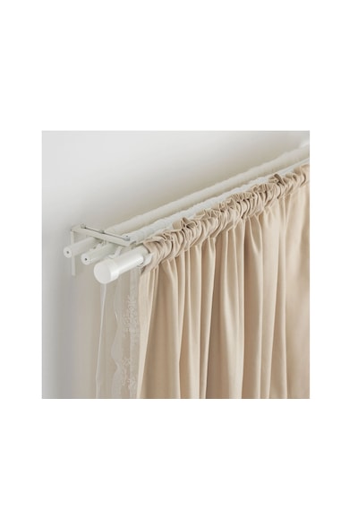Ikea Räcka Perde Çubuğu , 120-210 Cm Beyaz