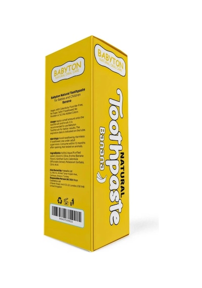 Mey İthalat Organik Doğal Muz Aromalı Diş Macunu 50 Gr