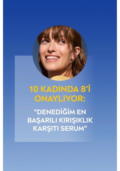 Q10 Kırışıklık Karşıtı Çift Etkili Cilt Serumu 30ml, Saf Q10, Şeker Sebepli Kırışıklık Önleyici