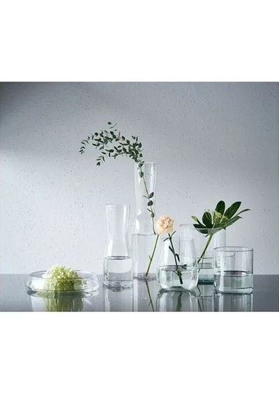 Sumuhome Tıdvatten Cam Vazo Saydam Cam 30 Cm Saydam