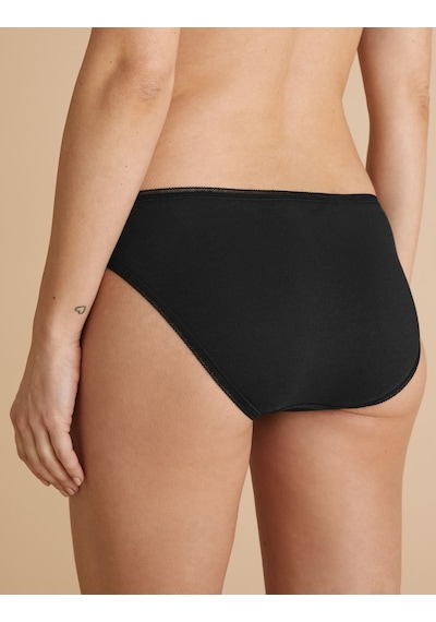 Marks & Spencer 5'li Cotton Lycra Bikini Külot Seti Siyah