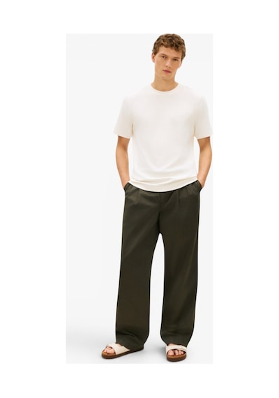 Tommy Hilfiger Scrıpt Lıght Interlock Tee Erkek Sarı T-shirt - Mw0mw42391 Ekru