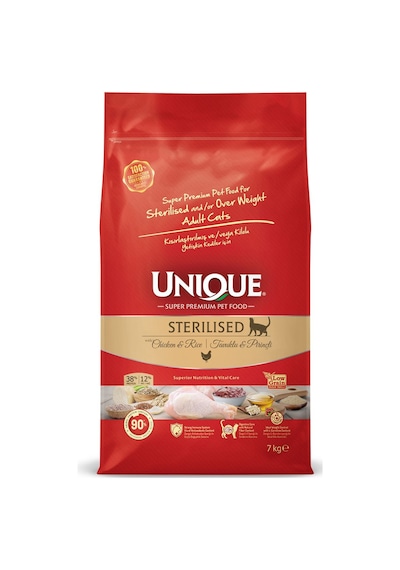 Unıque 7 Kg Tavuklu Kısırlaştırılmış Kedi Maması