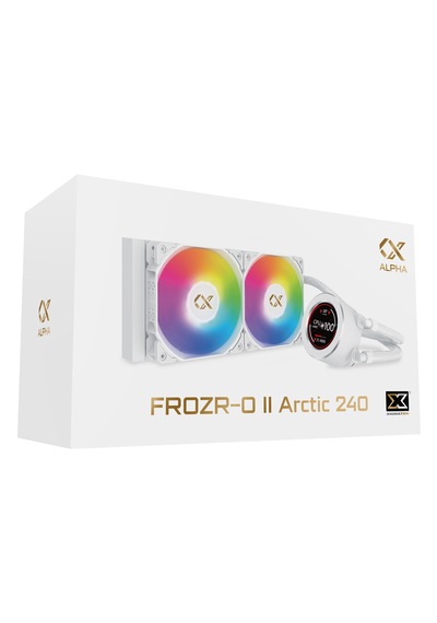 Xigmatek Frozr-o Iı Arctıc 240 Digital Göstergeli Argb Sıvı Soğutucu Am5 Lga1700 Uyumlu 120x120x25mm