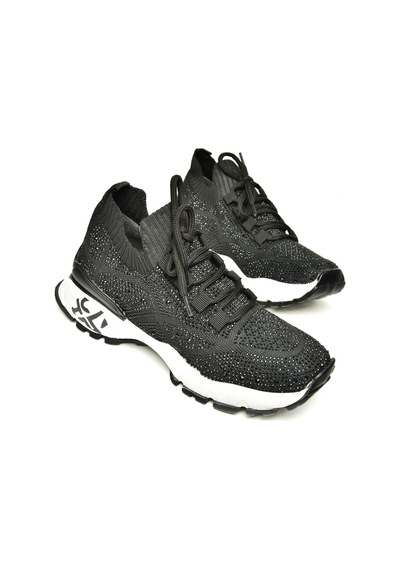 Fox Shoes U602915104 Siyah Kumaş Spor Ayakkabı Sneakers Siyah-kumaş Çok Renkli
