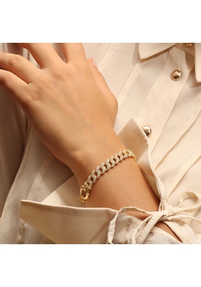 Gurmet Bileklik 719183 Gold Gümüş