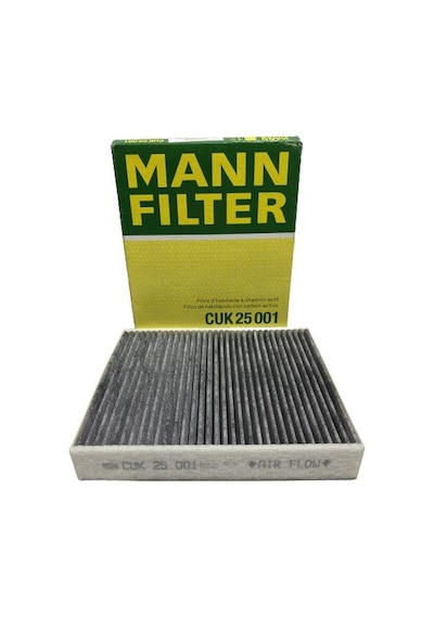 Kabin Filtresi Karbonlu Mann Cuk25001 Bmw F20 F20lcı F21 F22 F23 F30 F30lcı Oem 64119237555