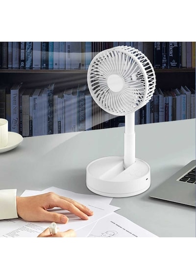 Wexta 108 Taşınabilir Masaüstü Beyaz Usb Fan