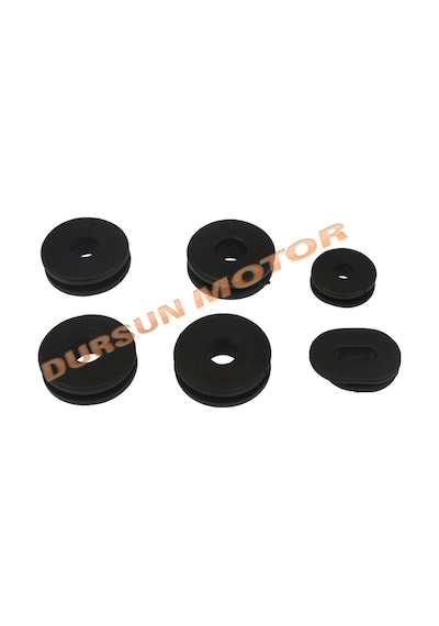 Mondial Mr Vulture Mcx 150 Yan Kapak Lastiği 6'Lı Set