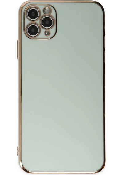 Newface - 163 - İphone 11 Pro Max Kılıf Volet Silikon - - Ece-umay - Açık Yeşil
