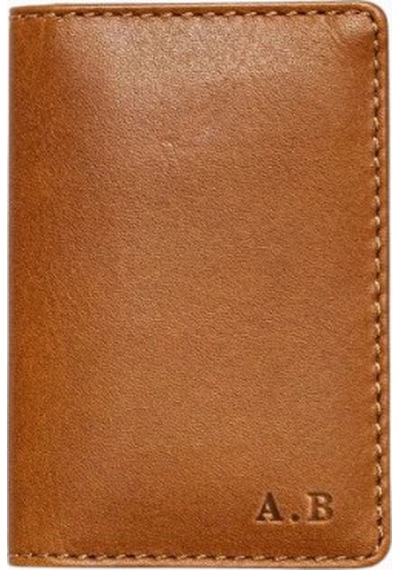 Ryoko Joplin Rfıd Korumalı Deri Unisex Kartlık Kahverengi 1