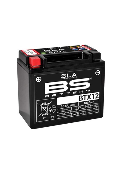 Bs Battery Btx12-sla Motosiklet Aküsü Sla Tipi