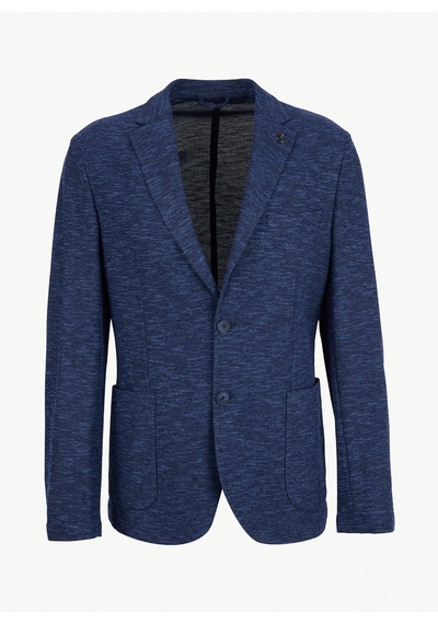 Fabrika Lacivert Erkek Mono Yaka Slim Fit Ceket Napoli- 2- Jersey İndigo