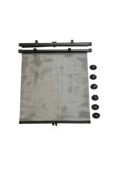 Yan Cam Makaralı Perde Siyah 2 Li 36x54 Cm