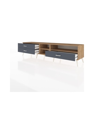 Hyperion Tv Ünitesi 2 Raflı 3 Çekmeceli 220x44x51 Çam-çam/antrasit Atlas Çam/antrasıt - Atlas Çam Hyperion Tv Ünitesi 2 Raflı 3 Çekmeceli 220x44x51 Çam-çam/antrasit Atlas Çam/antrasıt - Atlas Çam