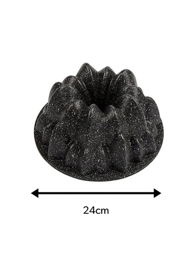 Everest Döküm 24 Cm Kek Kalıbı Kaydırmaz Taban Siyah