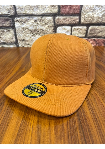 Hamze Hiphop Snapback Rapper Baseball Drip Unisex Şapka Cap Taba