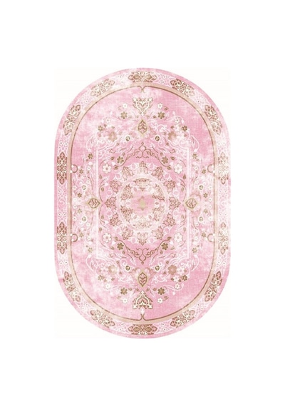 Brillant Latex Oval Kaymaz Taban Halı-Best Hle11308.803-(150X230)
